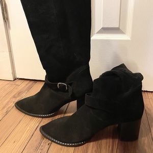 Free People Suede Size 41 Black Knee High Boots